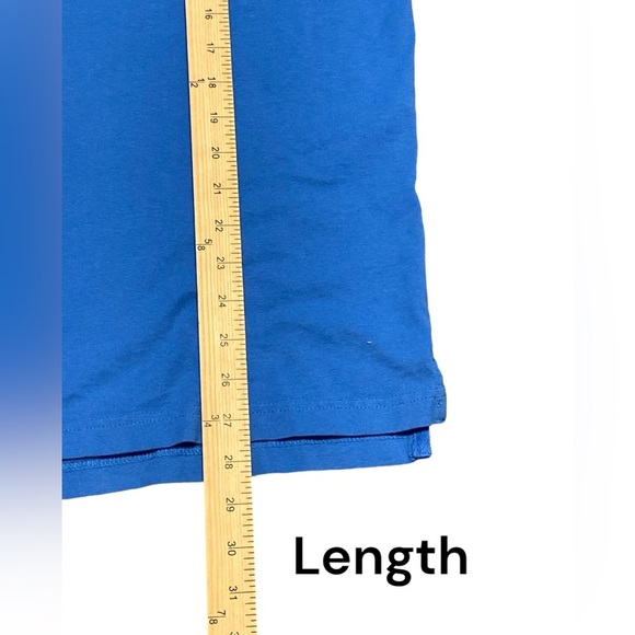 Redhead Shirt Adult M Blue Short Sleeve Casual Crew Neck Pocket Mens - Picture 3 of 6